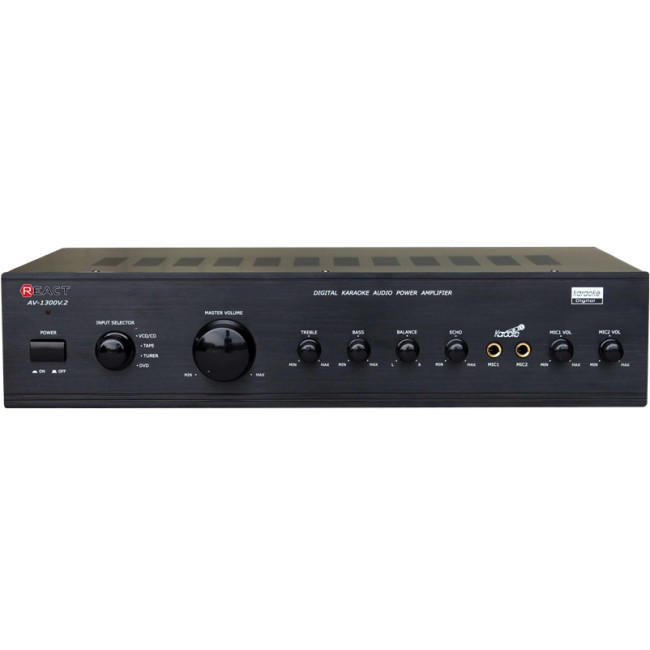AV 1300 ΕΝΙΣΧΥΤΗΣ SURROUND 2x80W ΜΑΥΡΟ