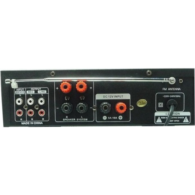 BT 339FM ΡΑΔΙΟΕΝΙΣΧΥΤΗΣ ΣΤΕΡΕΟΦΩΝΙΚΟΣ & MP3 PLAYER 2x40W ΜΕ BLUETOOTH