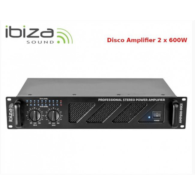 AMP 800-MKII ΕΝΙΣΧΥΤΗΣ ΗΧΟΥ 2Χ400W 8Ω
