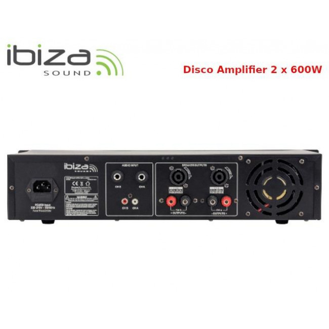 AMP 800-MKII ΕΝΙΣΧΥΤΗΣ ΗΧΟΥ 2Χ400W 8Ω