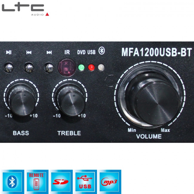 MFA 1200 ΕΝΙΣΧΥΤΗΣ KARAOKE 2x50W