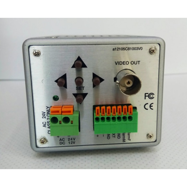 HTC 81S ΑΝΑΛΟΓΙΚΗ  ΚΑΜΕΡΑ ΕΓΧΡΩΜΗ 650 TV LINES DC 12V/AC 24V