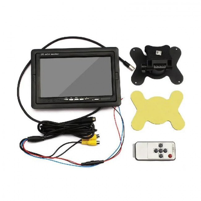 ΟΘΟΝΗ (MONITOR) 7" TFT/LED ΜΕ ΤΡΟΦΟΔΟΣΙΑ 12V DC