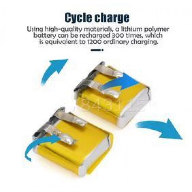 3.7V 401010 400909 30mah Li-po  ΜΠΑΤΑΡΙΑ