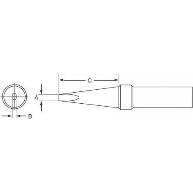 ET B ΜΥΤΗ 2.4mm ΚΟΛΛΗΤΗΡΙΟΥ WELLER LR 21