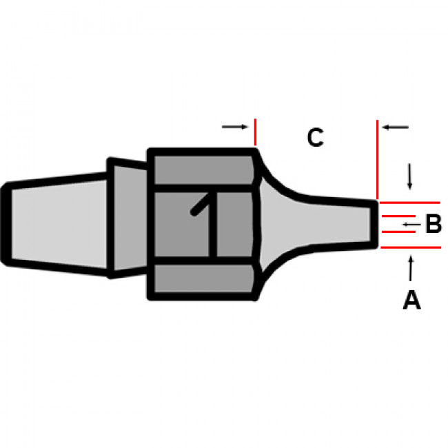 DX 111 ΜΥΤΗ 0.7mm WELLER ΑΠΟΡΡΟΦΗΤΙΚΟΥ DSX 80