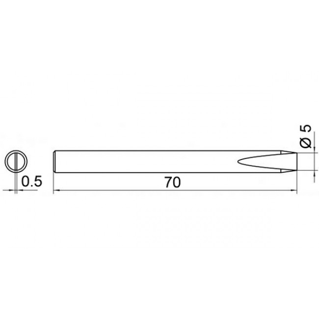ΜΥΤΗ 5mm ΚΟΛΛΗΤΗΡΙΟΥ WELLER SPI 41