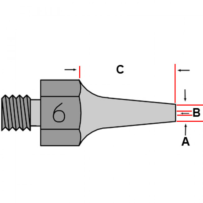 DS 116 ΜΥΤΗ 1.2mm WELLER ΑΠΟΡΡΟΦΗΤΙΚΟΥ DS 80