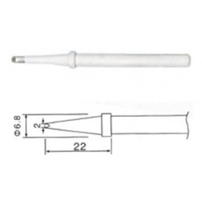 C1 4 ΜΥΤΗ 2mm ΚΟΛΛΗΤΗΡΙΟΥ ΓΙΑ ZD 98/ZD 99