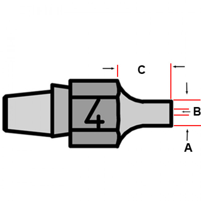 DX 114 ΜΥΤΗ 1.8mm WELLER ΑΠΟΡΡΟΦΗΤΙΚΟΥ DSX 80 ΚΟΥΜΠΩΤΗ
