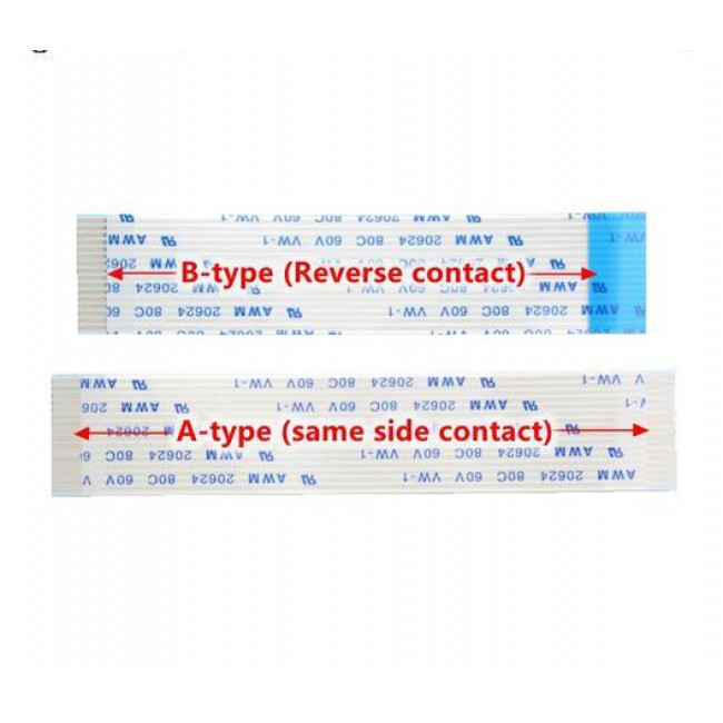 ΚΑΛΩΔΙΟΤΑΙΝΙΑ 0.5mm 50Pin 19.5cm REVERCE CONTACT
