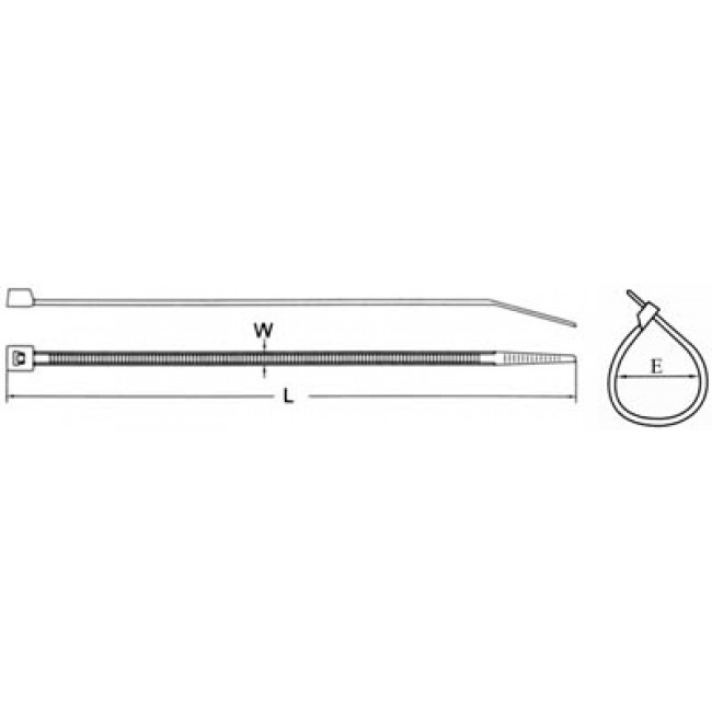 CV 120 ΔΕΜΑΤΙΚΑ 3.2X120mm ΛΕΥΚΑ (100ΤΕΜ)