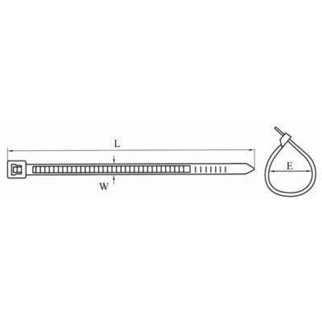 CHS 3.5X200 ΔΕΜΑΤΙΚΑ ΛΕΥΚΑ (100ΤΕΜ)