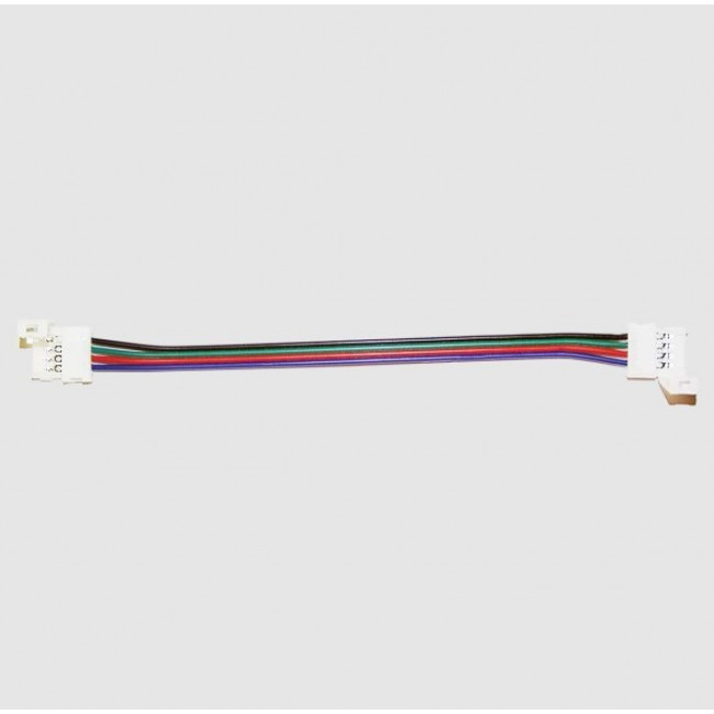 ΣΥΝΔΕΣΜΟΣ ΔΙΠΛΟΣ 4PIN ΓΙΑ ΤΑΙΝΙΑ RGB 5050 ΜΕ ΚΑΛΩΔΙΟ 10cm