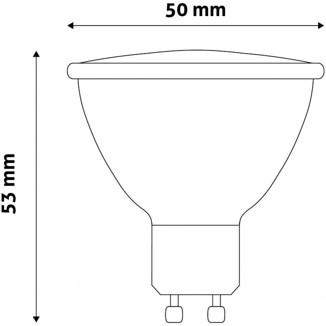 4W ΠΡΟΒΟΛΑΚΙ LED 220V GU10 NW 4000k