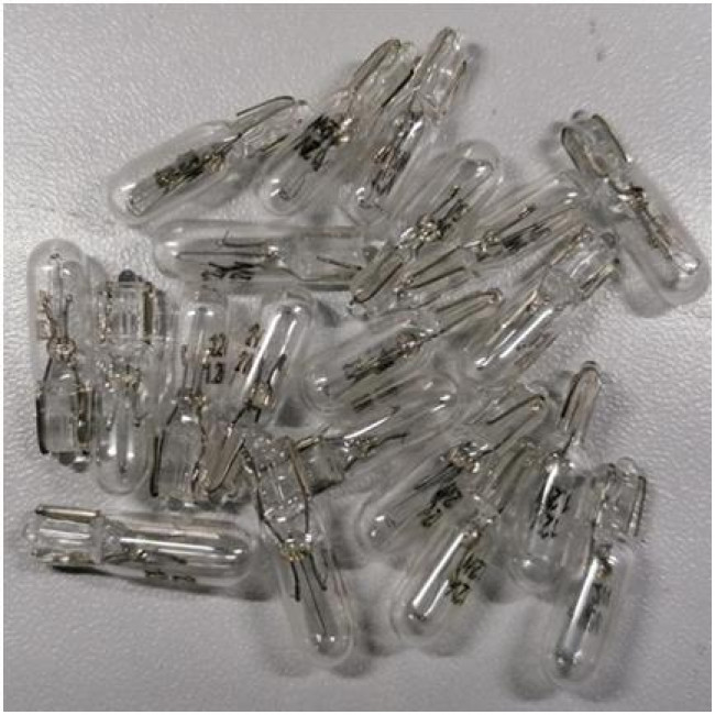 12V 4mm ΛΑΜΠΑΚΙ T5 W2x4.6d 1.2W