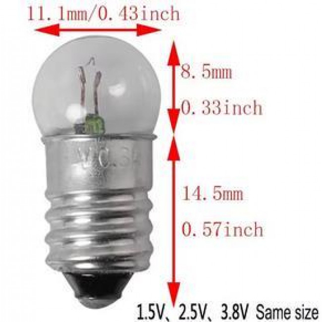 3.8V ΛΑΜΠΑΚΙ ΒΙΔΩΤΑ 1.1W
