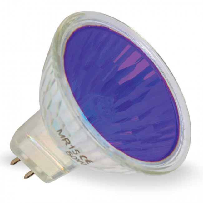 ΠΡΟΒΟΛΑΚΙ ΑΛΟΓΟΝΟΥ MR 16 220V 50W ΜΠΛΕ