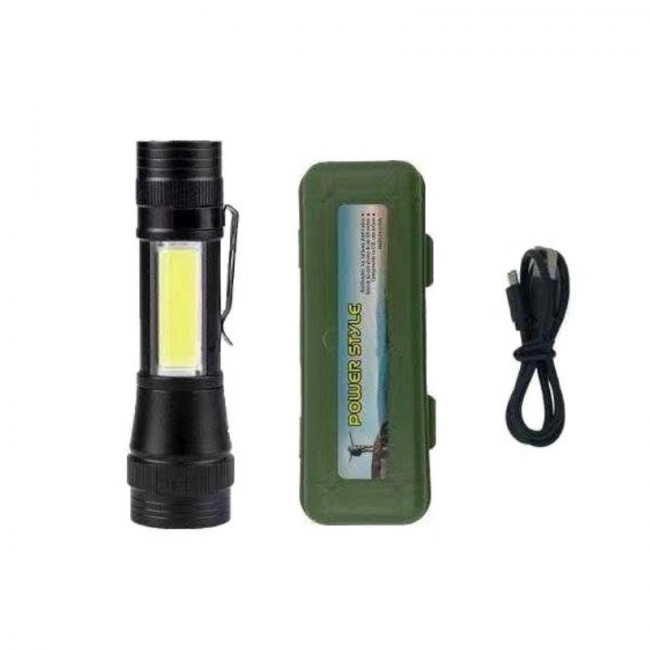 ΦΑΚΟΣ ΧΕΙΡΟΣ ΕΠΑΝΑΦΟΡΤΙΖΟΜΕΝΟΣ ΜΕ 1 CREE LED + 1 COB LED