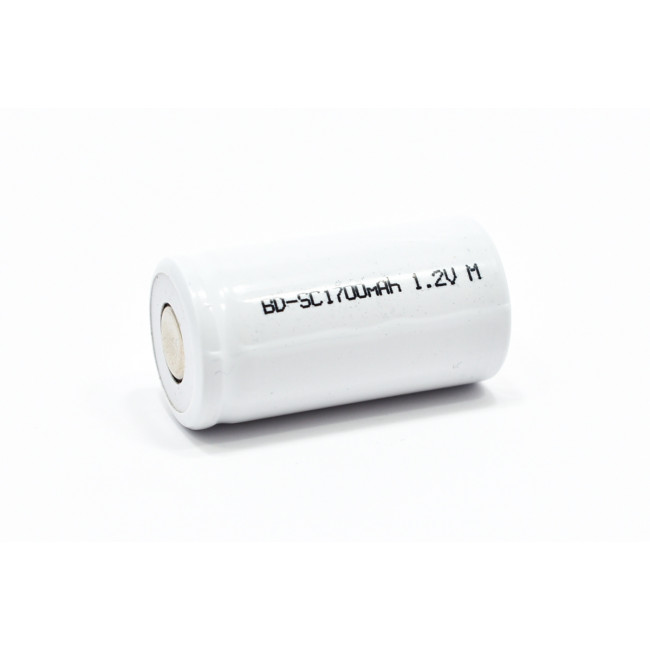 1.2V 1700mAh SC ΜΠΑΤΑΡΙΑ NiCd ΕΠΑΝΑΦΟΡΤΙΖΟΜΕΝΗ BYD