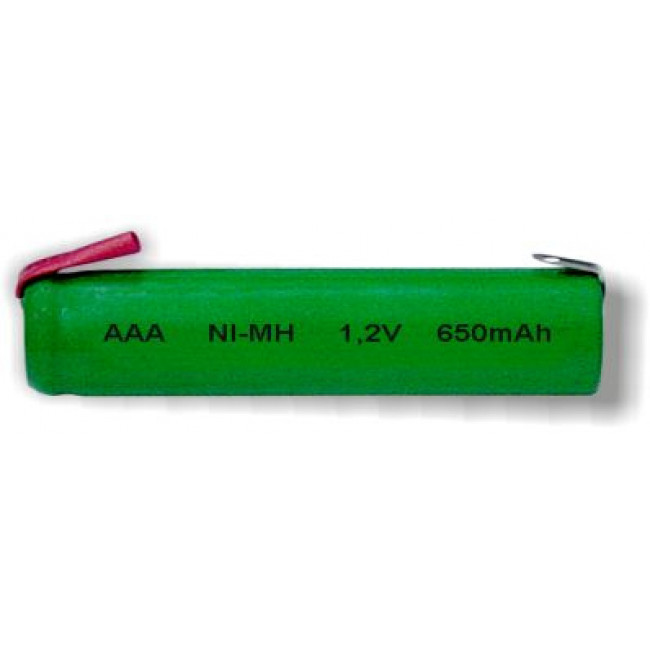 1.2V 650mAh AAA ΜΠΑΤΑΡΙΑ NiMH ΕΠΑΝΑΦΟΡΤΙΖΟΜΕΝΗ ME ΛΑΜΑΚIA