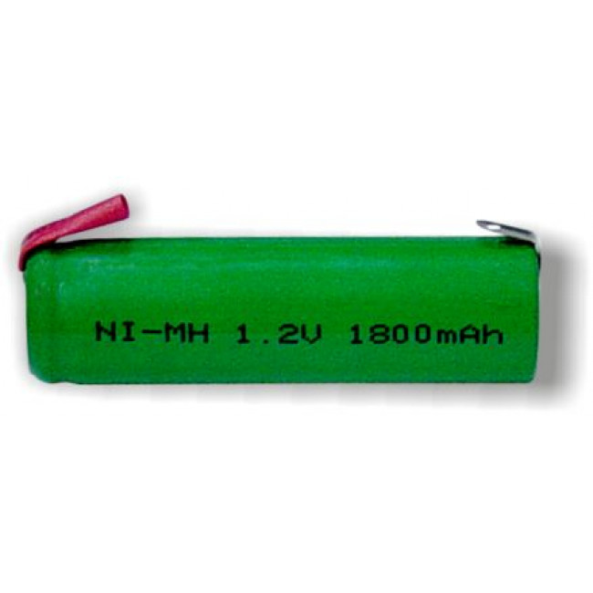 1.2V 1800mAh AA ΜΠΑΤΑΡΙΑ NiMH ΕΠΑΝΑΦΟΡΤΙΖΟΜΕΝΗ ΜΕ ΛΑΜΑΚΙΑ