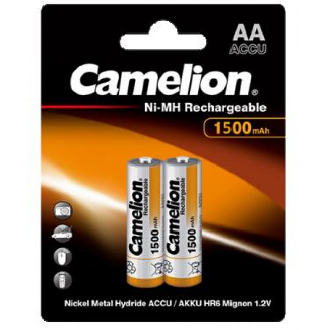 1.2V 1500mAh AA ΜΠΑΤΑΡΙΑ NiMH ΕΠΑΝΑΦΟΡΤΙΖΟΜΕΝΗ CAMELION