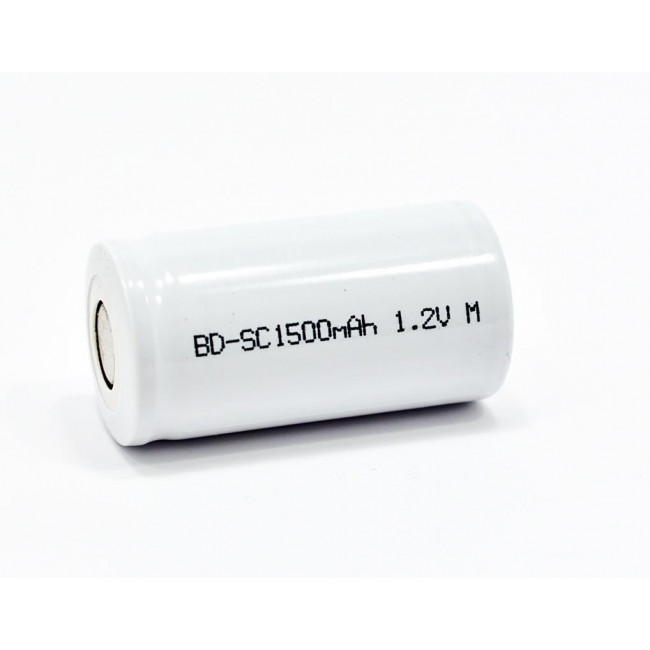 1.2V 1500mAh SC ΜΠΑΤΑΡΙΑ NiCd ΕΠΑΝΑΦΟΡΤΙΖΟΜΕΝΗ BYD