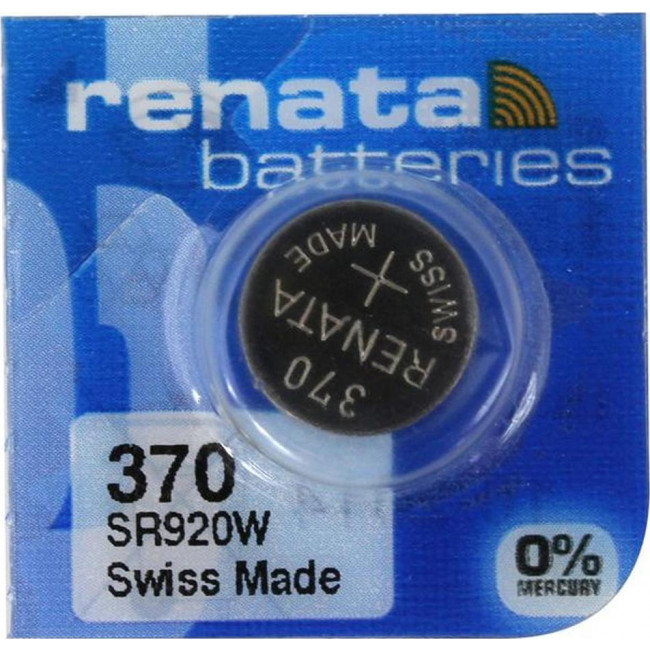 371 ΜΠΑΤΑΡΙΑ METAL OXIDE 1.55V RENATA