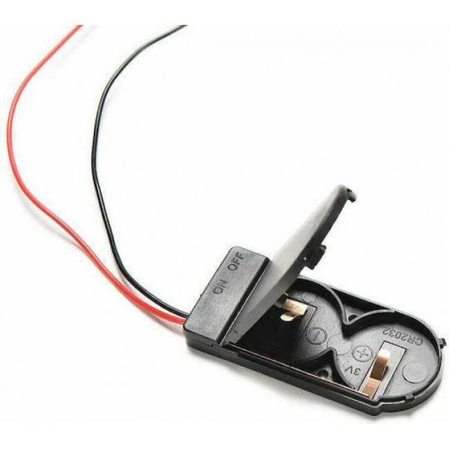 ΜΠΑΤΑΡΙΟΘΗΚΗ 2 ΣΤΟΙΧΕΙΩΝ CR 2032 ΣΕ ΣΕΙΡΑ ΜΕ ΔΙΑΚΟΠΤΗ