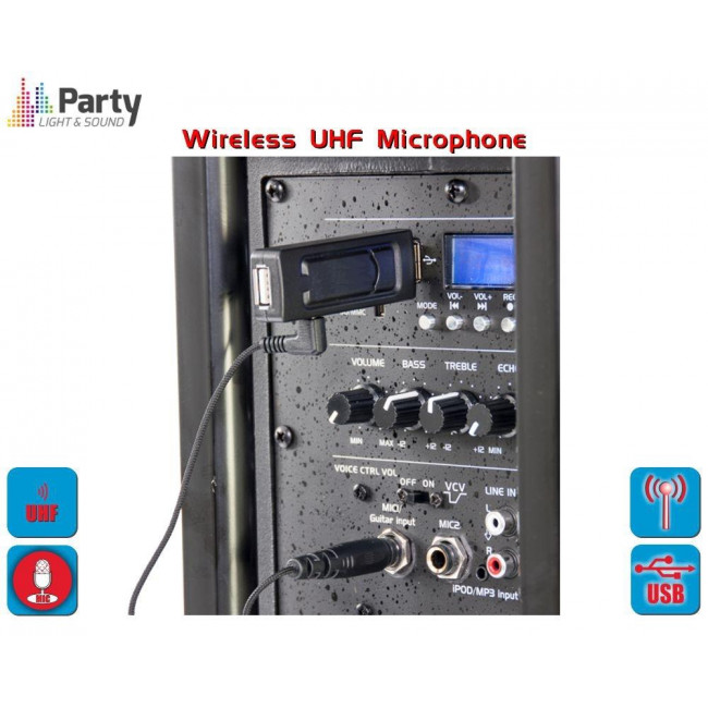 WM USB ΑΣΥΡΜΑΤO ΜΙΚΡΟΦΩΝO ΜΕ ΔΕΚΤΗ USB