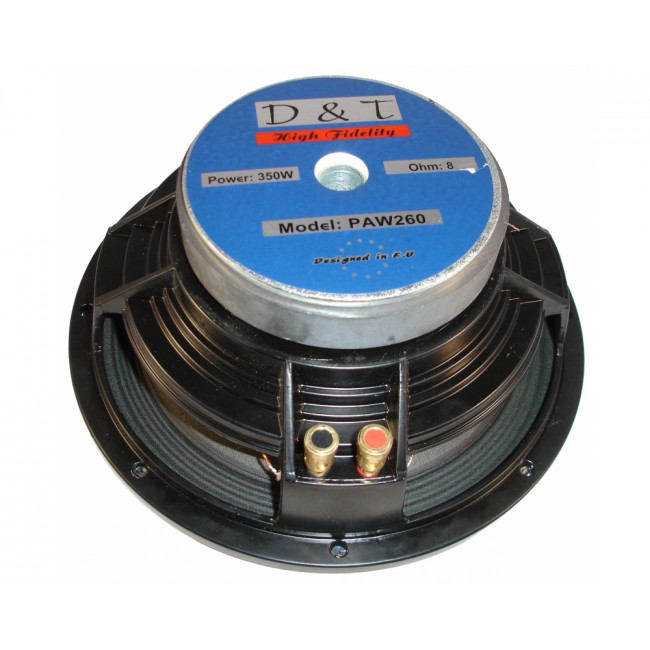PAW 260 ΜΕΓΑΦΩΝΟ WOOFER ΣΚΛΗΡΟ 10" 350W 8Ω