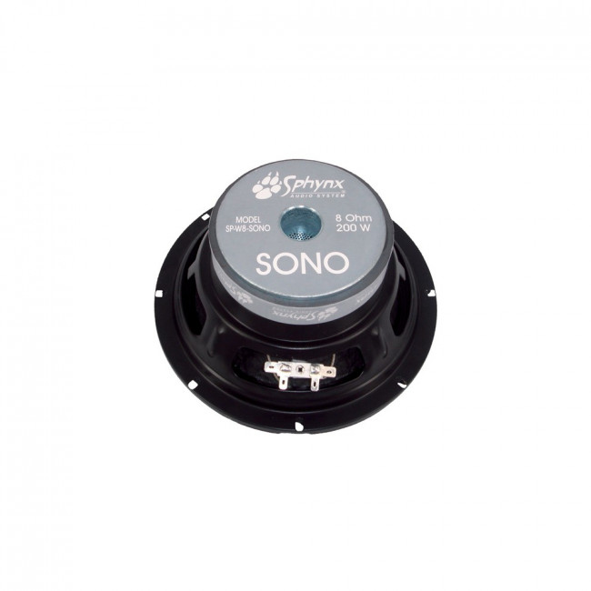 SP W8 SONO ΜΕΓΑΦΩΝΟ WOOFER ΣΚΛΗΡΟ 8" 200W 8Ω