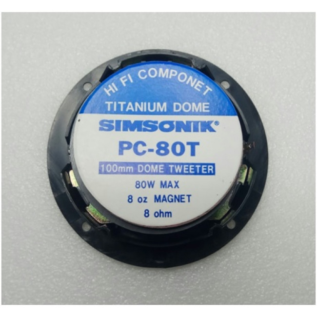 PC 80Τ 4" ΜΕΓΑΦΩΝΟ TWEETER 8Ω 80W