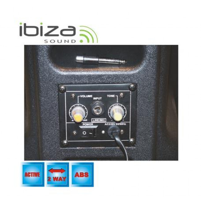 XTM 8AMP HXΕΙΟ ΑΥΤΟΕΝΙΣΧΥΟΜΕΝΟ 8" 2 ΔΡΟΜΩΝ