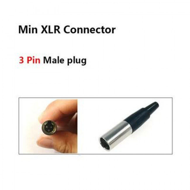 ΦΙΣ MINI XLR ΑΡΣΕΝΙΚΟ 3 PIN ΚΑΛΩΔΙΟΥ