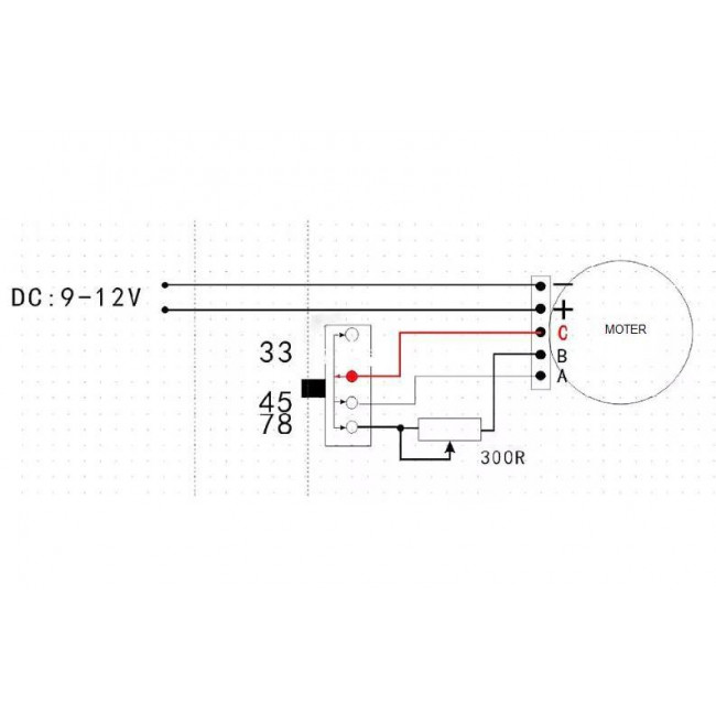 ΜΟΤΕΡ ΠΙΚΑΠ 9-12V DC CW R201012 HYEJET-01