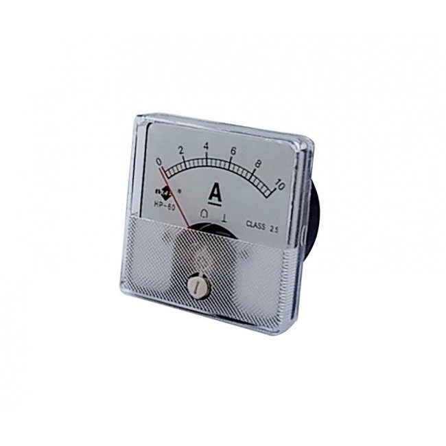 10A DC ΑΝΑΛΟΓΙΚΟ ΑΜΠΕΡΟΜΕΤΡΟ 60x60mm FC-60P