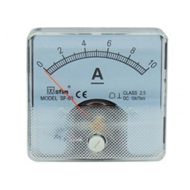 40A DC ΑΝΑΛΟΓΙΚΟ ΑΜΠΕΡΟΜΕΤΡΟ 60Χ60mm  FC-60P
