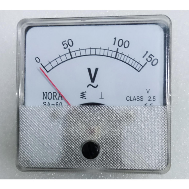 150V AC ΑΝΑΛΟΓΙΚΟ ΒΟΛΤΟΜΕΤΡΟ 60Χ60mm FC-60P