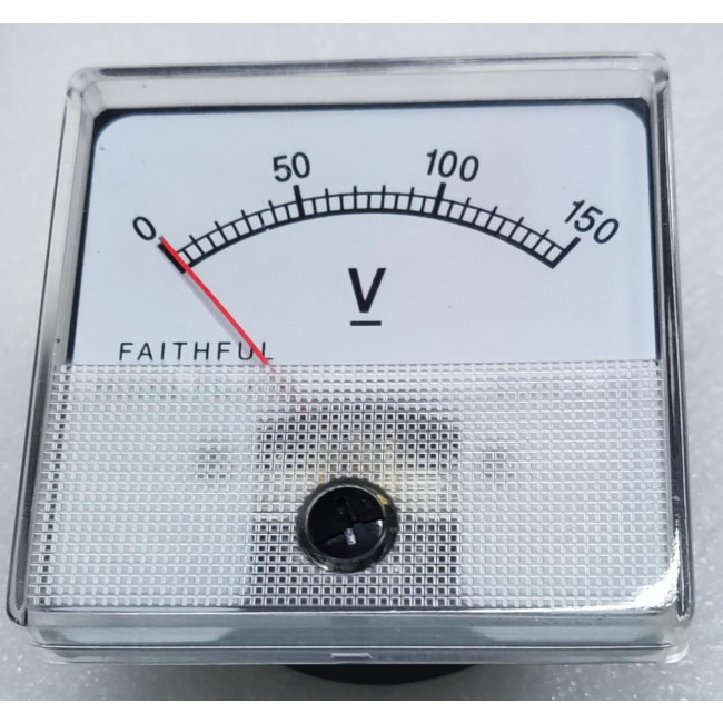 150V DC ΑΝΑΛΟΓΙΚΟ ΒΟΛΤΟΜΕΤΡΟ 60x60mm FC-60P