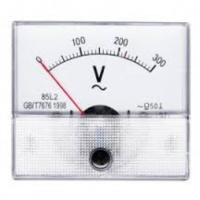 300V AC ΑΝΑΛΟΓΙΚΟ ΒΟΛΤΟΜΕΤΡΟ 60x60mm