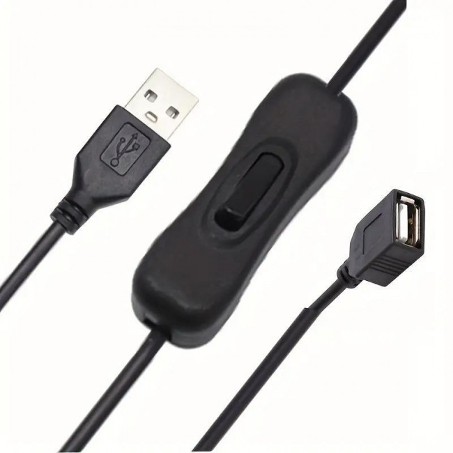 ΚΑΛΩΔΙΟ ΤΡΟΦΟΔΟΣΙΑΣ USB ΑΡΣΕΝΙΚΟ-ΘΗΛΥΚΟ ΜΕ ΔΙΑΚΟΠΤΗ