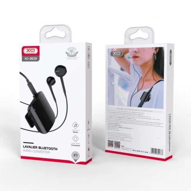 BE 29 ΑΚΟΥΣΤΙΚΑ BLUETOOTH V5.0 XO ΜΑΥΡΑ