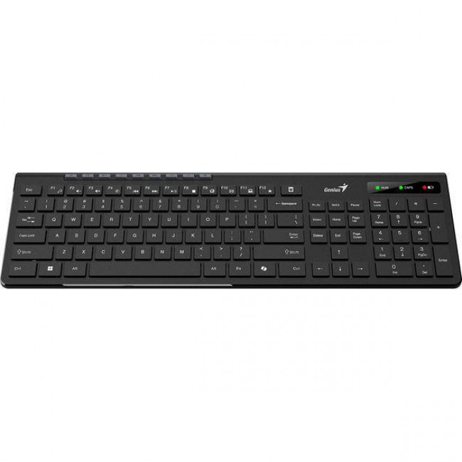 SLIMSTAR 7230 AΣΥΡΜΑΤΟ ΠΛΗΚΤΡΟΛΟΓΙΟ GENIUS ΜΑΥΡΟ