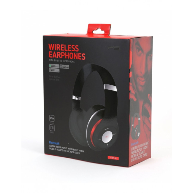 FH 0916B ΑΚΟΥΣΤΙΚΑ BLUETOOTH ΜΕ ΜΙΚΡΟΦΩΝΟ/FM/TF CARD FREESTYLE ΜΑΥΡΟ