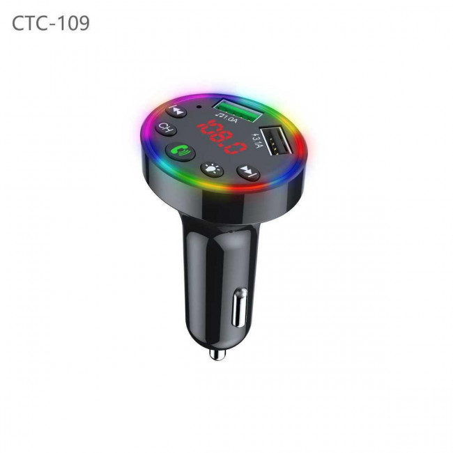 CTC-109 FM TRANSMITTER 12-24V ΜΕ BLUETOOTH