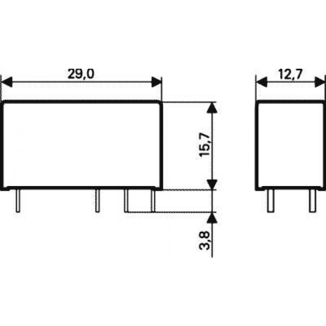 ΡΕΛΕ 12V DC 2 ΕΠΑΦΩΝ 8Α