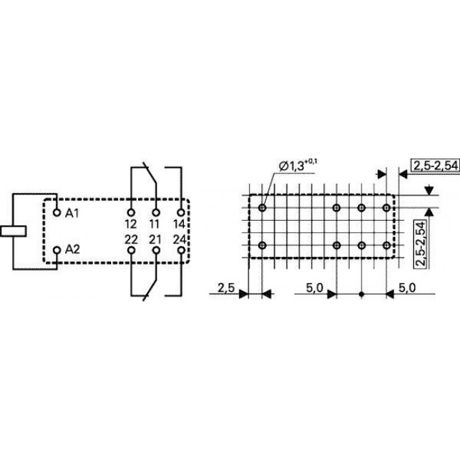 ΡΕΛΕ 12V DC 2 ΕΠΑΦΩΝ 8Α