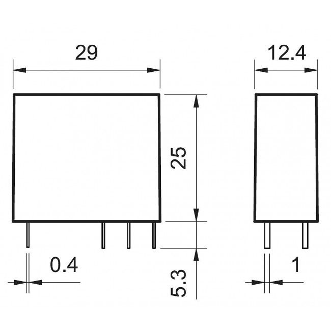 ΡΕΛΕ 12V DC 1 ΕΠΑΦΗΣ 16A FINDER 40.61.9.012